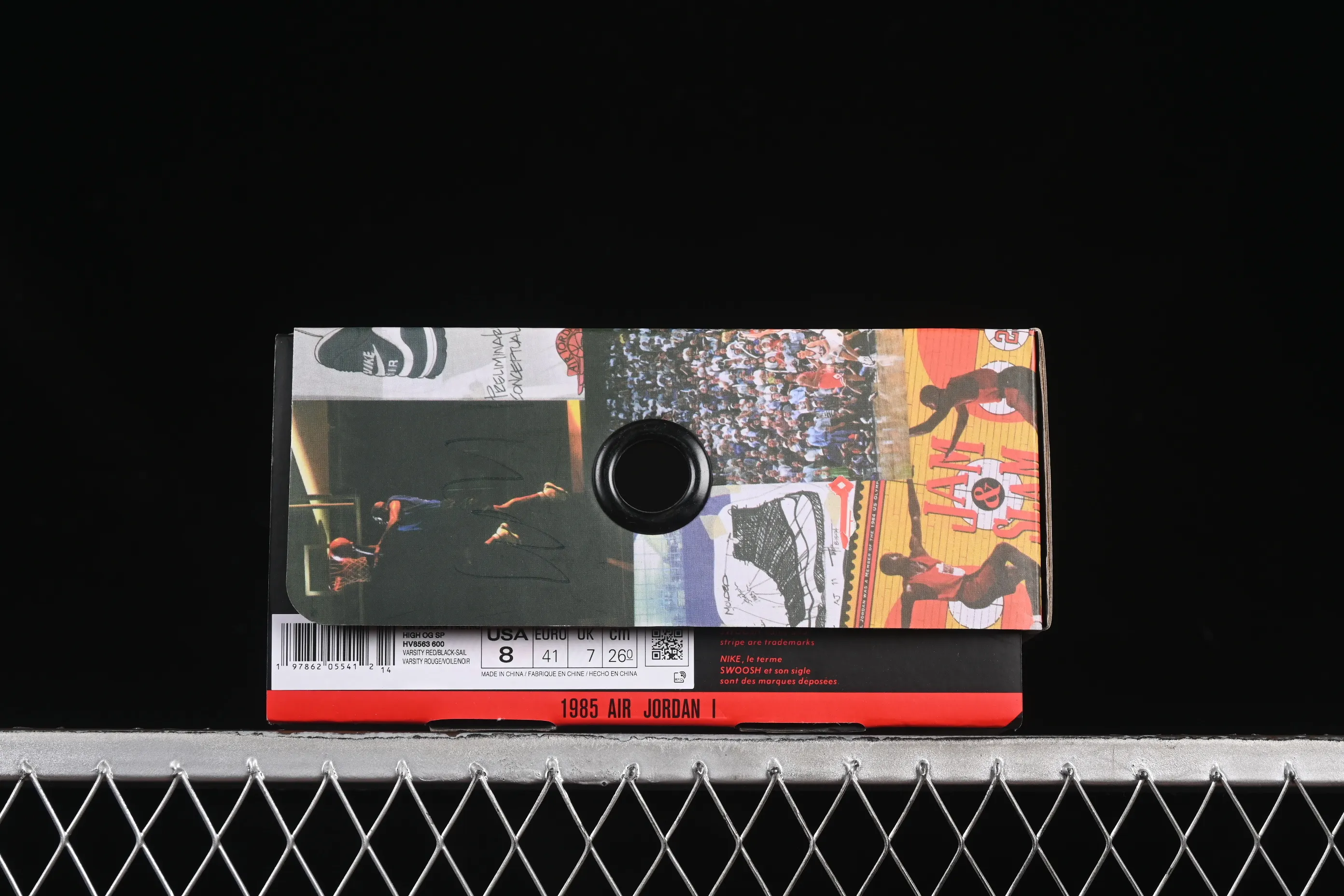All categories Air Jordan Jordan series basketball shoes Air Jordan 1 High foreign trade version Union x Air Jordan 1 Retro High AJ1 Joe 1 Shadow Chicago high-top basketball shoes HV8563-600